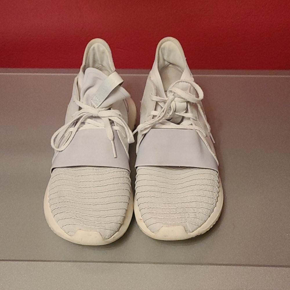 Adidas tubular athletic shoes